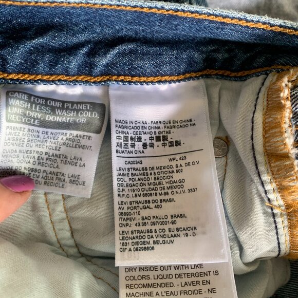 LEVI'S PREMIUM 501S SKINNY JEANS WOMENS W26 L30 - Picture 10 of 11